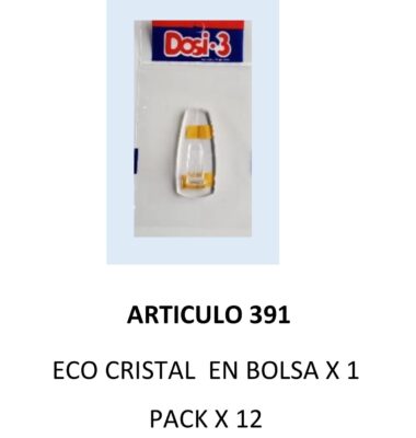 Eco Cristal En Bolsa Articulo 391 Dosi3