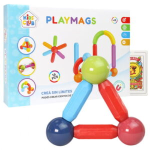 Lego Bloques Para Armar Magneticos Playmags 10 Piezas Kid Club 24x4x17cm