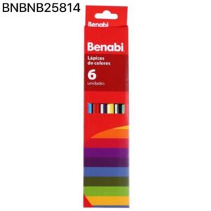 Lapices de Colores Largos x6 BNBNB25814