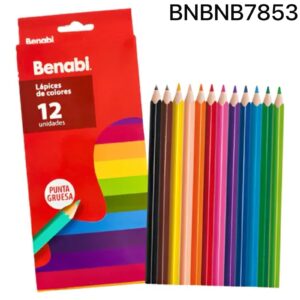 Lapices Largos de Color x12 BNBNB7853